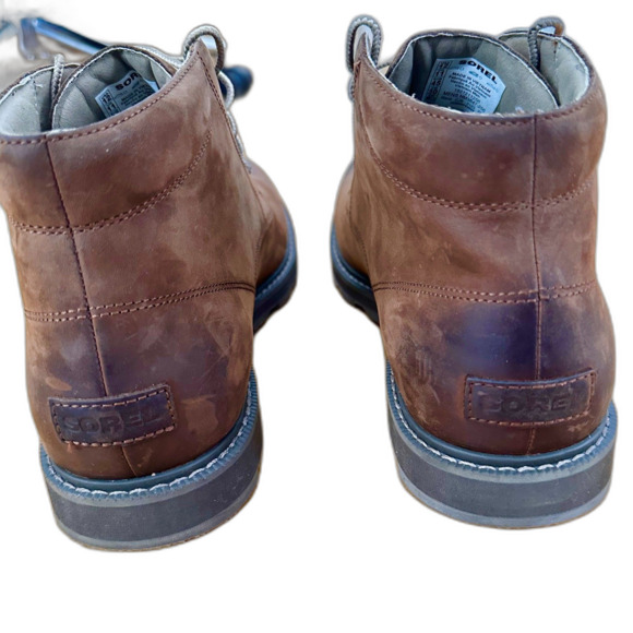 Sorel Men's Madison Waterproof Leather Chukka Boots Size 12 Brown - Picture 4 of 11